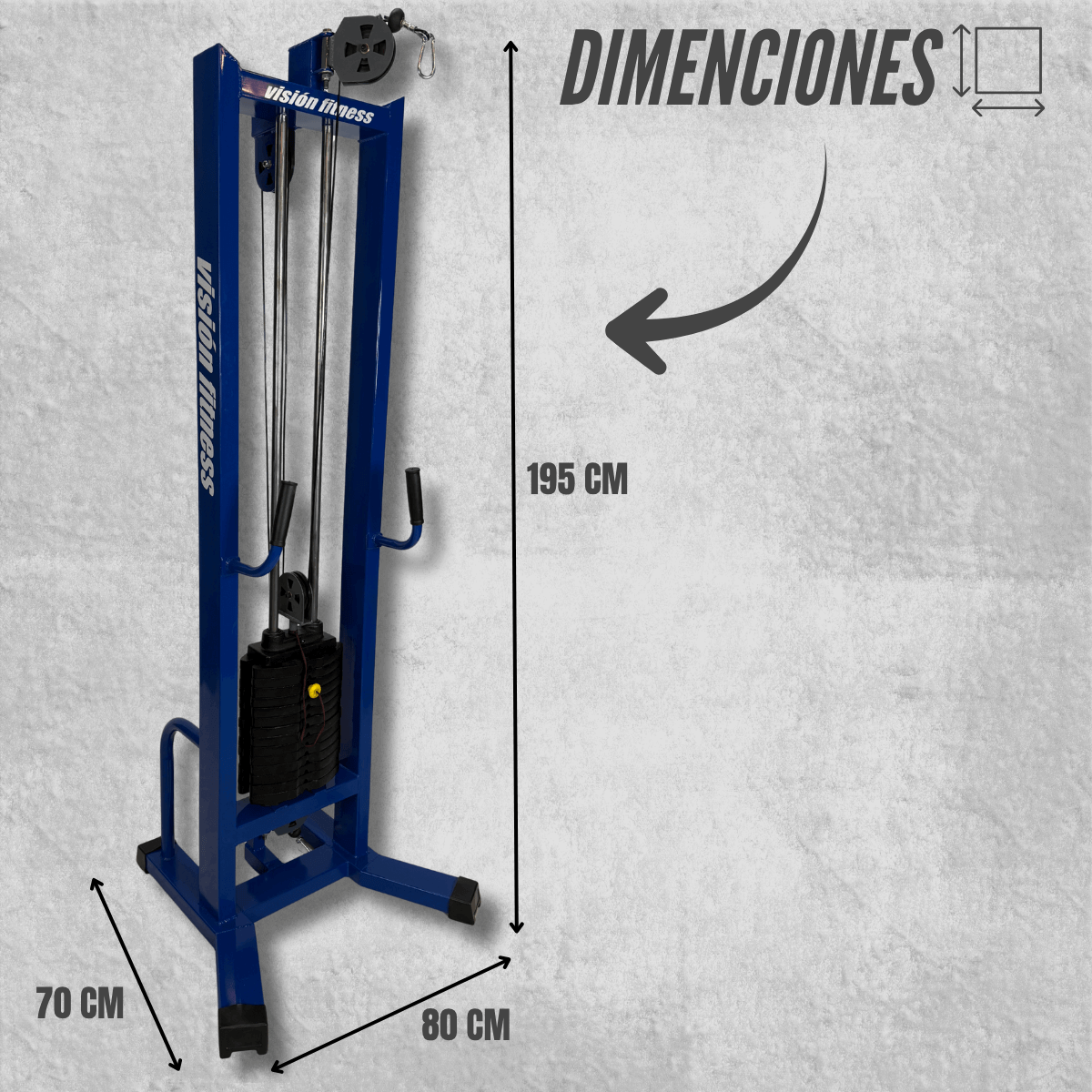 Polea Simple Alta/Baja Artuculada